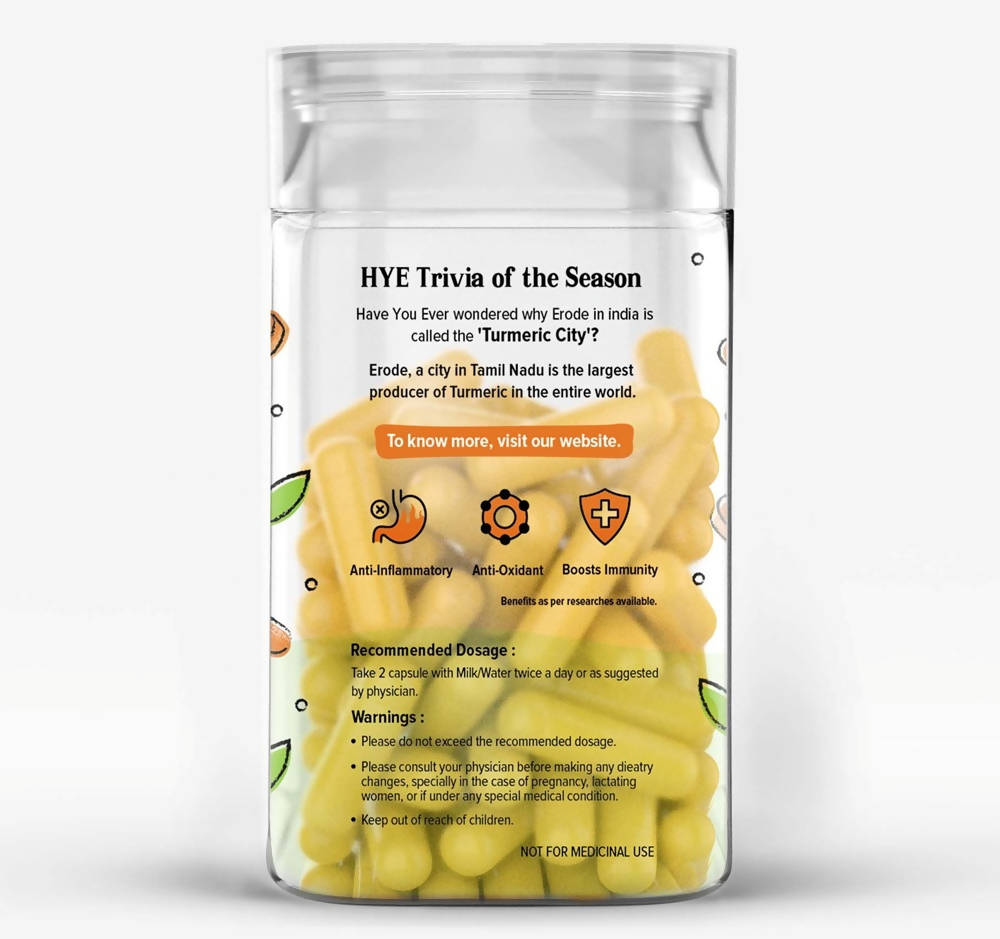 Hye Foods Curcumin Piperine Capsules